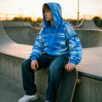 Sweat à capuche surdimensionné personnalisé pour homme, 100% coton tissé, broderie 3D, streetwear d'automne