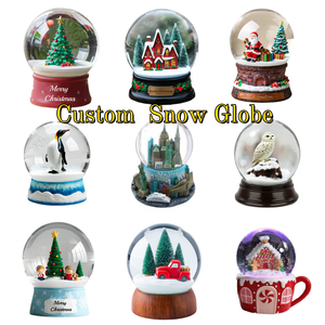 Globo di Neve Personalizzato con Coniglietto e Scoiattolo in Resina, <span class=keywords><strong>Souvenir</strong></span> con Glitter Luccicante, Albero di Natale, Regalo e Ricordo - Product Image 6