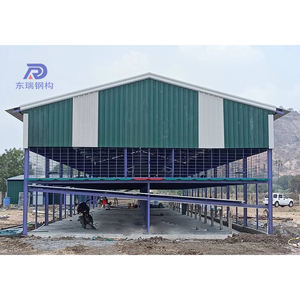 Maison moderne pour chèvres Conception préfabriquée Structure en acier Abri pour bétail et moutons - Product Image 4