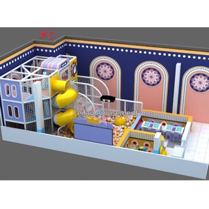 Équipement de <span class=keywords><strong>jeux</strong></span> de parc pour enfants personnalisé Équipement de jeu intérieur souple Petite aire de <span class=keywords><strong>jeux</strong></span> intérieure pour enfants, parc d'attractions avec toboggans - Product Image 6