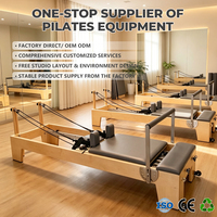Machine de Pilates en bois portable et durable pour studio de Pilates, entraînement du tronc, entraînement de yoga, lit de fitness