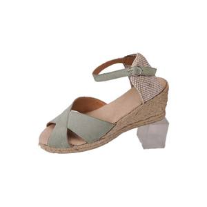 Alpargatas informales de diseño exclusivo, Sandalias planas ligeras y transpirables, cierre sin cordones, tendencia de verano a la moda competitiva - Product Image 1