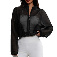 Veste de yoga en maille respirante, haut de sport élégant et polyvalent, léger et tendance – Nouvelle collection