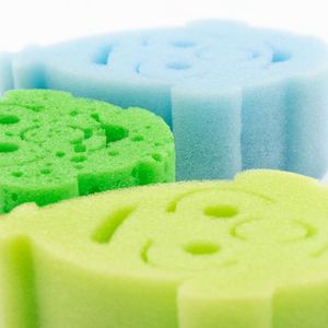 Baby Smile Face Wash Scrubber Esponja de baño de limpieza corporal para mujeres, hombres, exfoliante de ducha para adolescentes - Product Image 3