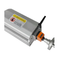 Rail de guidage linéaire large de 120 mm, course efficace de 50-500 mm, vis de précision HGR15, table coulissante manuelle entièrement fermée et anti-poussière