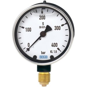 Manomètre analogique Wika 0 à 400 bars Kl 1.6 En 837 Type S - Product Image 1