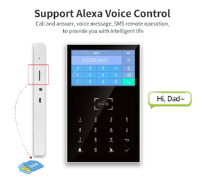 Tuya House <span class=keywords><strong>Kit</strong></span> de alarma antirrobo GSM 4G Wifi Sistema de seguridad <span class=keywords><strong>para</strong></span> el hogar con Google Alexa Control de voz Sistema antirrobo - Product Image 4