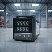 Contrôleur de température intelligent pour four REX C100 RKC avec alarme, double sortie relais ou SSR, en plastique, prix usine OEM/ODM
