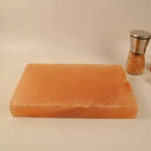 Briques de sel de l'Himalaya de haute qualité carreaux cristal Rose sel Grill Board pour barbecue
