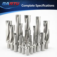 Foret en U indexable Bartu série WC SP 2D 3D 4D 5D, outil de perçage rapide pour machine CNC, foret en U à refroidissement interne 14mm-50mm