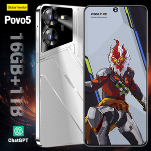 Nuovo Smartphone Pova <span class=keywords><strong>5</strong></span> 5G con Schermo AMOLED HD da <span class=keywords><strong>7</strong></span>,3 Pollici, Batteria Grande, 16GB+1TB, Telefono Android Dual SIM con Supporto Francese - Product Image 1