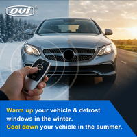 OVI CANBUS 12V Alarme de voiture intelligente Démarrage de voiture intelligent Système d'entrée sans clé Compatible avec Mercedes Benz G500 Système de démarrage par bouton-poussoir Plug and Play