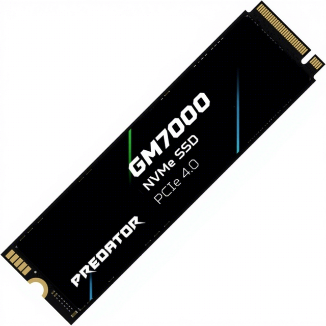 Predator Internal M.2 SSD 1TB GM7000 DRAM Cache PCIe Gen3 3D NAND TLC New Laptop Aluminum Alloy Shell Wireless 500-600MB/s