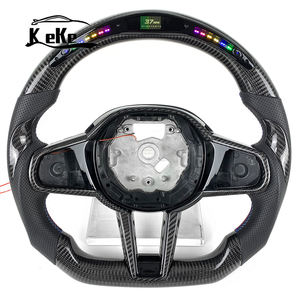 Volant en fibre de carbone avec écran LED pour BMW <span class=keywords><strong>CS</strong></span> M2 <span class=keywords><strong>M3</strong></span> M4 M5 F10 F20 <span class=keywords><strong>F30</strong></span> F80 F90 G20 G30 G80 G82 - Product Image 1