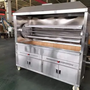 Forno comercial de churrasco rotativo para frango assado, melhor preço de fábrica