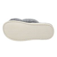 Chaussons d'hiver pour femmes, chauds, grande taille, fourrés, bout rond, couleur unie, à brides croisées, respirants, semelle intermédiaire en EVA, semelle extérieure en TPR