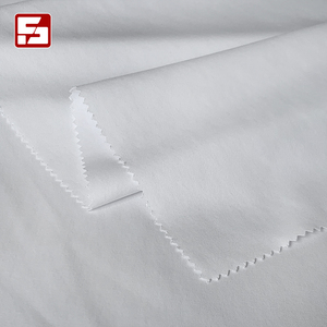 Tùy Biến 150D Đàn Hồi Twill Căng Vải 98% Polyester 2% Spandex Chống Tĩnh Đồng Phục Quần Cho Trắng Saudi-Phong Cách Áo Choàng - Product Image 3