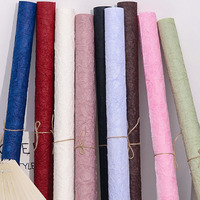 Papier d'emballage pour fleurs texturé fait main, papier d'emballage pour bouquets floraux, emballage cadeau, arrangements floraux
