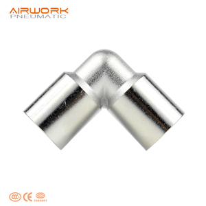 90 độ khuỷu tay 1/2 <span class=keywords><strong>3</strong></span>/<span class=keywords><strong>4</strong></span> "Nam Nữ Brass Ống thép không gỉ lắp ống - Product Image 6