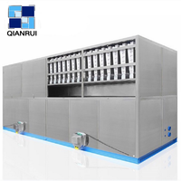 Nouvelle machine à glaçons industrielle de type cube avec compresseur et moteur Emerson, capacité de 500 kg, bon service après-vente pour le Népal