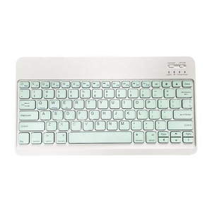 Mini teclado inalámbrico ultrafino para tableta de 12 pulgadas, recargable, español, árabe, ruso, inglés, francés, para tabletas iPad - Product Image 6