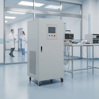 Stabilisateur de tension et de fréquence programmable 50 kW triphasé/monophasé pour alimentation CA, interface tactile, efficacité de 97 %