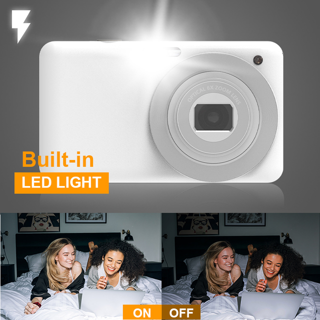 Professional Auto Focus 64MP Selfie Camara With Flash Light ODM Manufacturing Consumer Electronics Digital Camera