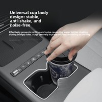 Accessoires de voiture en TPE pour BYD Song Pro DM-i 2025-2026 – Organisateur de console centrale avec porte-gobelet, installation facile, étanche