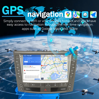 Autoradio 9 pouces pour Lexus IS300 IS200 IS250 IS350 (2005-2013), avec CarPlay sans fil et Android Auto, GPS, DSP, unité multimédia