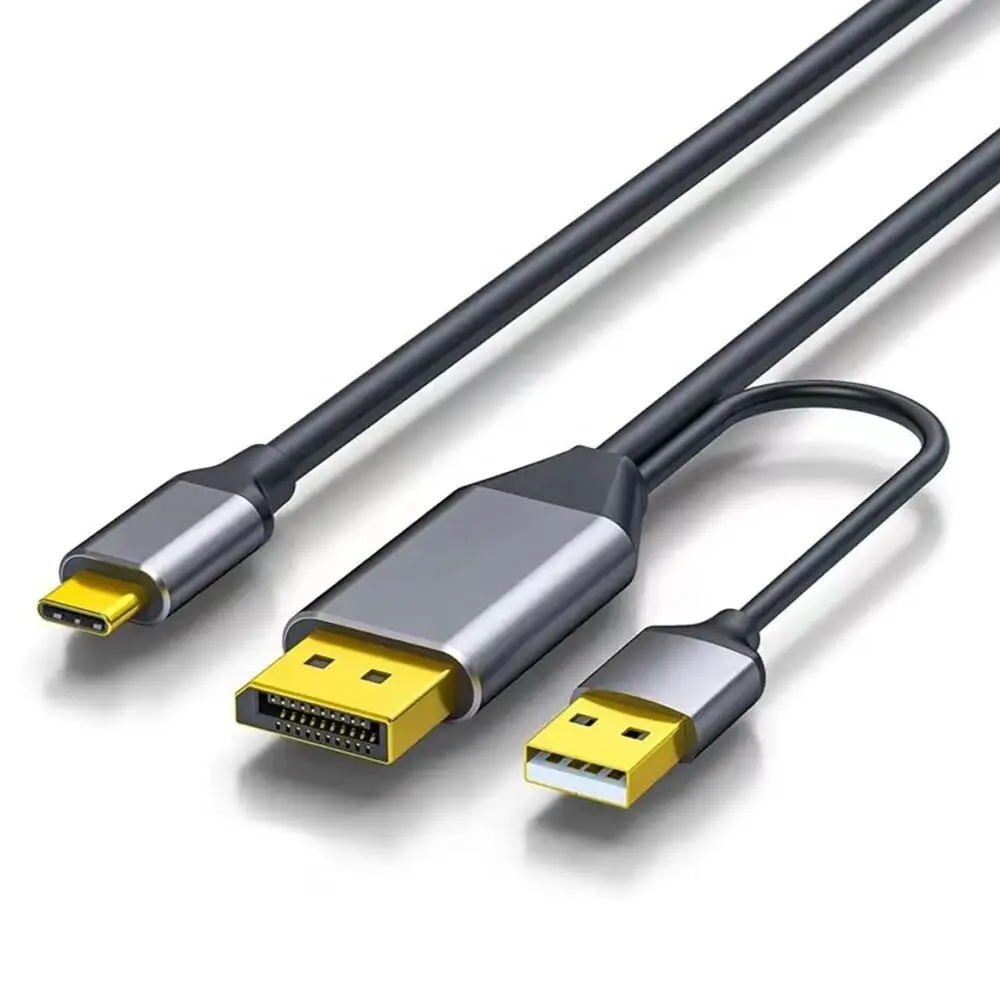 NOUVEAU Câble adaptateur HDMI vers USB C 4K 60Hz avec convertisseur d'alimentation USB pour MacBook Pro ,Mac Air , Samsung Laptop et plus encore