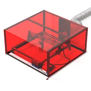 SCULPFUN Laser Engraving Protection Box Detachable Enclosure Safety Dust-Proof Cover fit for S10 S9 S6 S6 Pro Lazer Engraver