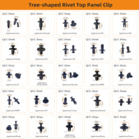 Clips de fixation automobiles universels (nylon/plastique) – Nouvelle fourniture d'usine OEM |   Commande en gros |   Qualité standard d'exportation