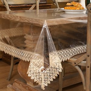 Protezione per Tavolo in Vinile <span class=keywords><strong>Trasparente</strong></span> Walrus, Impermeabile/Antimacchia, Foglio Quadrato in Plastica <span class=keywords><strong>Trasparente</strong></span> (54X84 Pollici) - Product Image 1