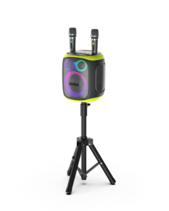 Hopestar partybox130 thời trang Super Bass ngoài trời Karaoke Loa 2 micro không dây 120W cho DJ Đảng KTV thu thập RGB - Product Image 2