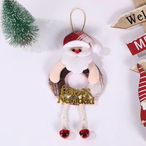Low MOQ Custom <b>Christmas</b> Bells Ornaments: Fabric <b>Reindeer</b>/Santa Holiday Event Decor (Wholesale) - Product Image 4