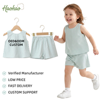 Vêtements pour bébés de qualité supérieure, fabriqués directement en usine, doux pour la peau, tenues assorties pour la famille, ensembles de vêtements pour bébés absorbant la transpiration