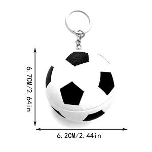 Ouvre-bouteille rond en plastique écologique, portable, personnalisé, pour le football, le tennis, le basketball, le vin, la bière, avec aimant, porte-clés, sport - Product Image 5