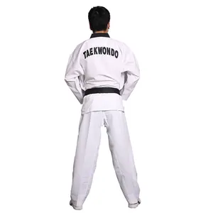 Sample Free Shipping Chinese Suppliers High Quality Traditional Cut Custom Taekwondo Uniform For Sale