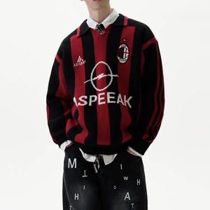 เสื้อสเวตเตอร์ถักลายการ์ตูนผ้าแจ็คการ์ดแขนยาวสำหรับผู้ชายและผู้หญิงโลโก้ตามสั่ง - Product Image 1