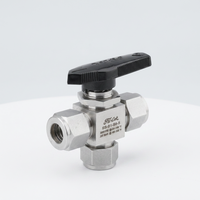 High Quality Stainless Steel 1/2 NPT Female Instrument Ball Valve 3000PSI Manual Power High Temperature Media OEM Customizable