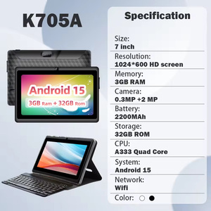 WinTouch 7 Inch Trẻ Em Máy Tính Bảng Với Wifi 1024*600 HD Màn Hình Cảm Ứng Quad Core A333 3G RAM 32G <span class=keywords><strong>Android</strong></span> 15 Giáo Dục Máy Tính Bảng - Product Image 2