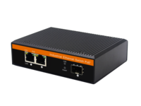 Switch industriel Gigabit à fibres optiques, ports Ethernet, switch non géré, DC12-57V -40~85 ℃    Mount