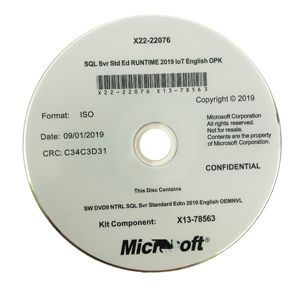 SQL Server 2022/2019 Standard Edition Activation <span class=keywords><strong>en</strong></span> <span class=keywords><strong>ligne</strong></span> pour SQL Server 2019 / 2022 Enterprise Edition <span class=keywords><strong>DVD</strong></span> Package complet - Product Image 4