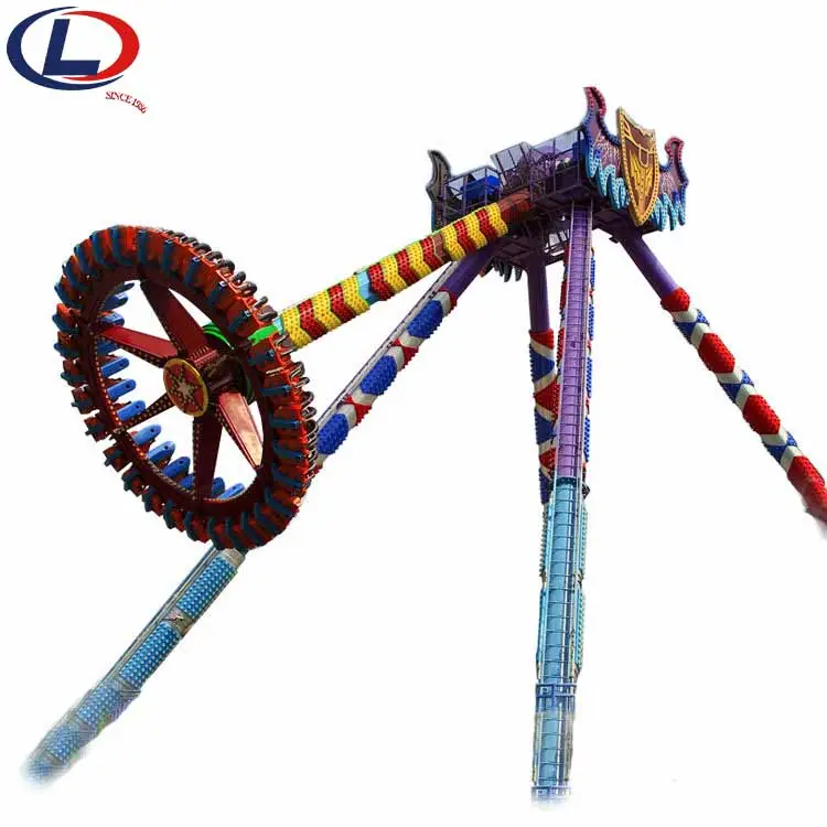 Diversões ao ar livre Rides Park Machine Fabricante Adultos Jogos Swing Hammer Rides Big Frisbee Pendulum para venda