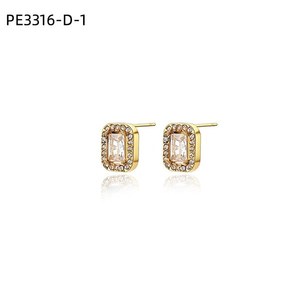 Fashion Earrings with Zirconia <b>Stud</b> PE3316 for Women High Quality Jewelry - Product Image 6