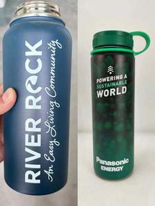 304 acier inoxydable espace Pot Sports de plein air poignée bouteille d'eau alpinisme Portable tasse d'eau - Product Image 6