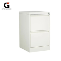 Armoire de classement moderne à 2 tiroirs avec piédestal de rangement, armoire en métal pour le bureau, le bureau à domicile et le stockage de documents à l'hôpital