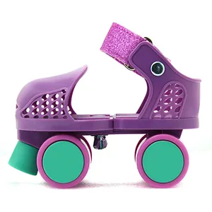 Wholesale design Lovely baby girl roller skate shoes/fashion cute leather roller skates