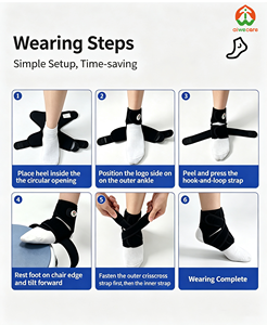 Attelle de cheville pour fasciite plantaire, soulagement de la douleur au pied, support de cheville à ressort, stabilisateur de compression du tendon d'Achille - Product Image 3