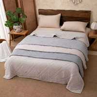 Vente directe d'usine pour la maison, les voyages, l'école : Couverture portable lestée tissée pour lit double, avec logo personnalisé, douce, chaude et confortable